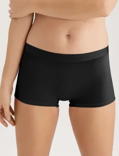 Women's Second Skin Luxe Rib Boyshort