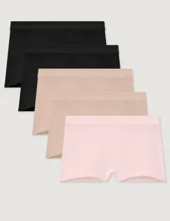 Women's Second Skin Luxe Rib Boyshort