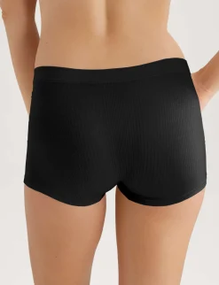 Women's Second Skin Luxe Rib Boyshort