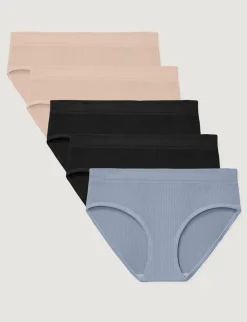 Women's Second Skin Luxe Rib Brief (3-Pack)