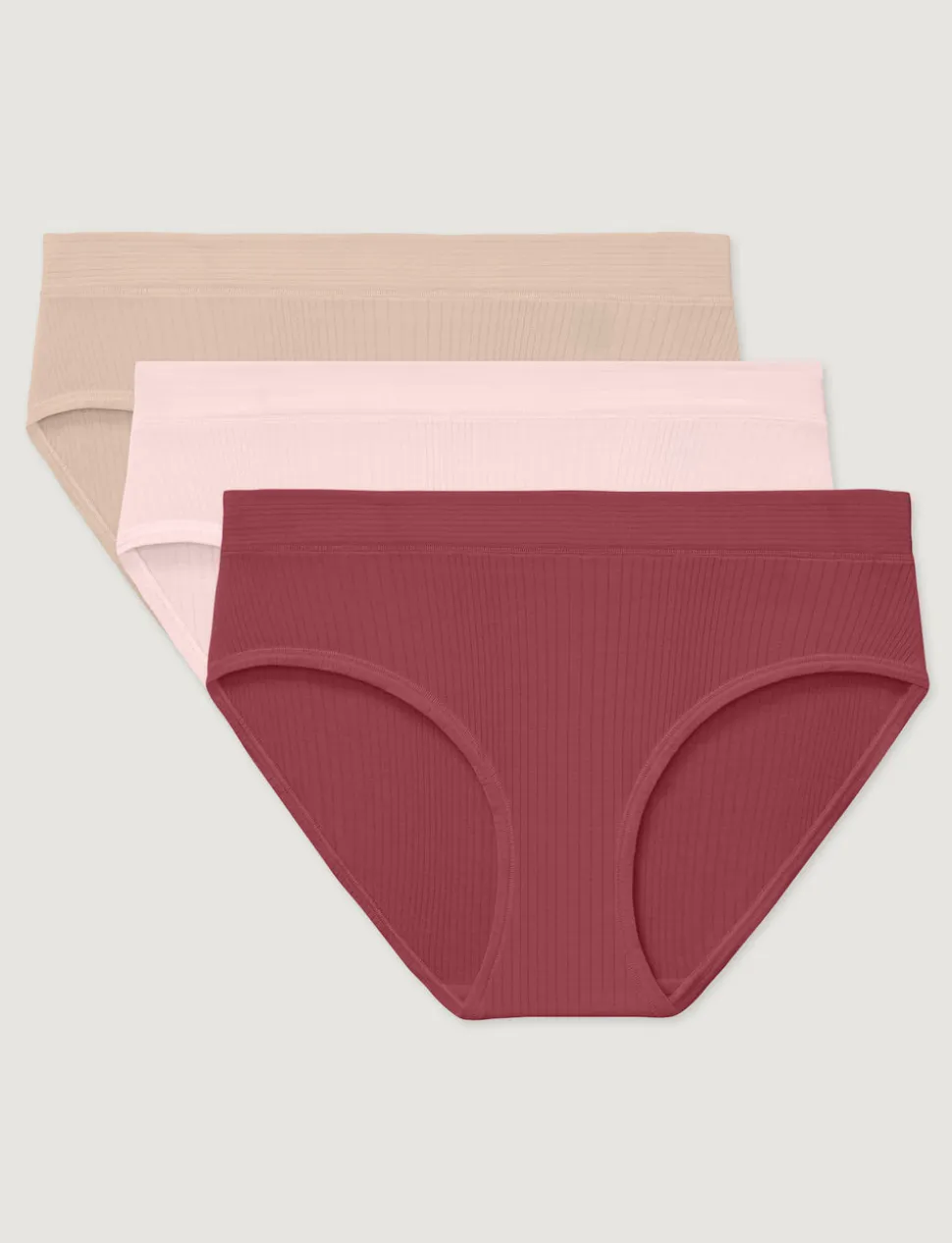 Women's Second Skin Luxe Rib Brief (3-Pack)