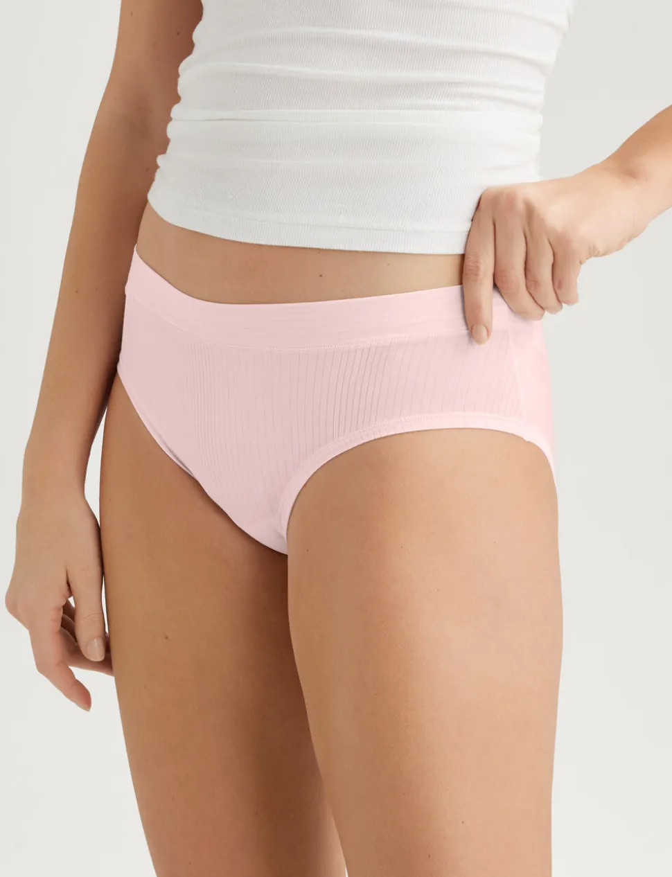 Women's Second Skin Luxe Rib Brief (3-Pack)