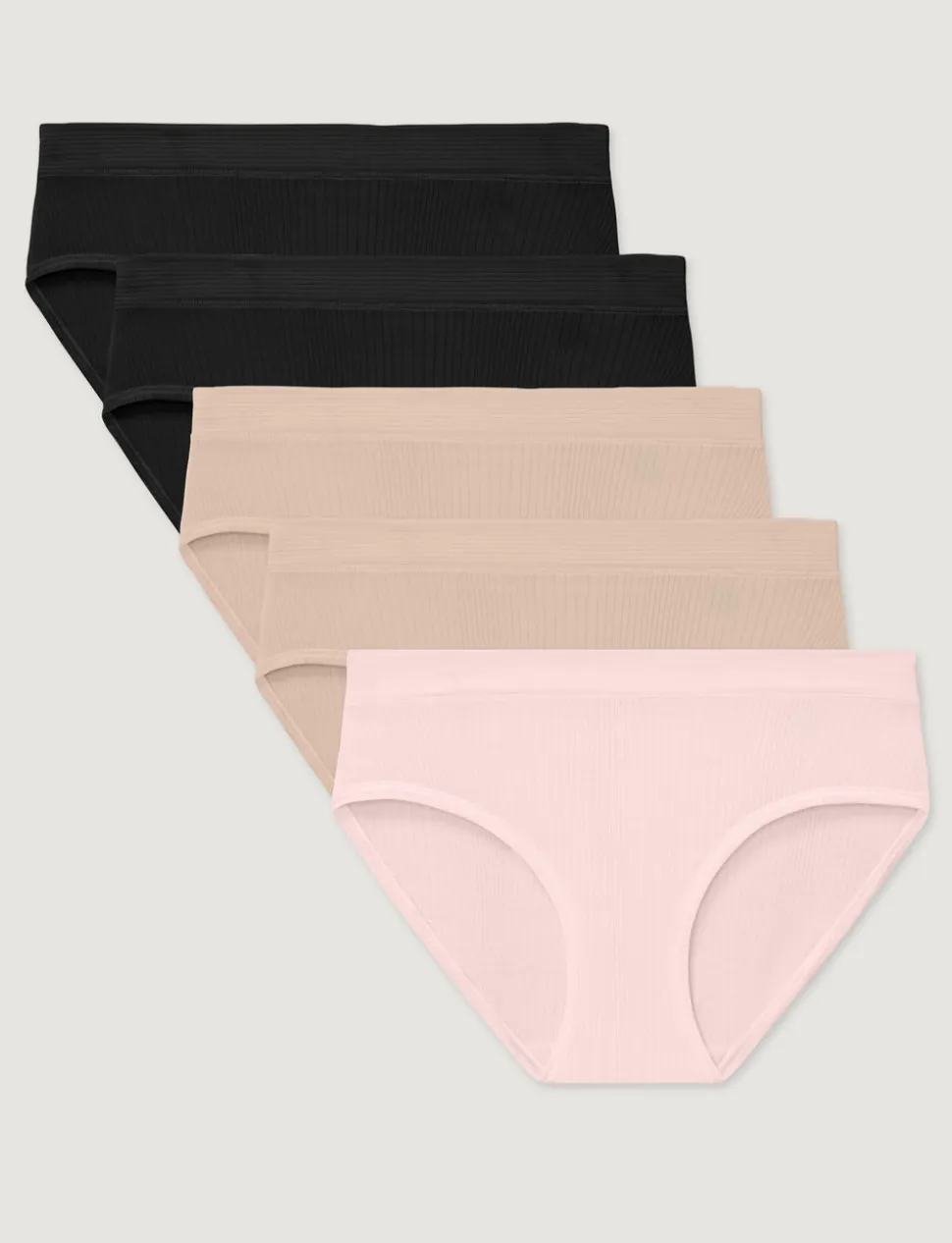 Women's Second Skin Luxe Rib Brief (3-Pack)