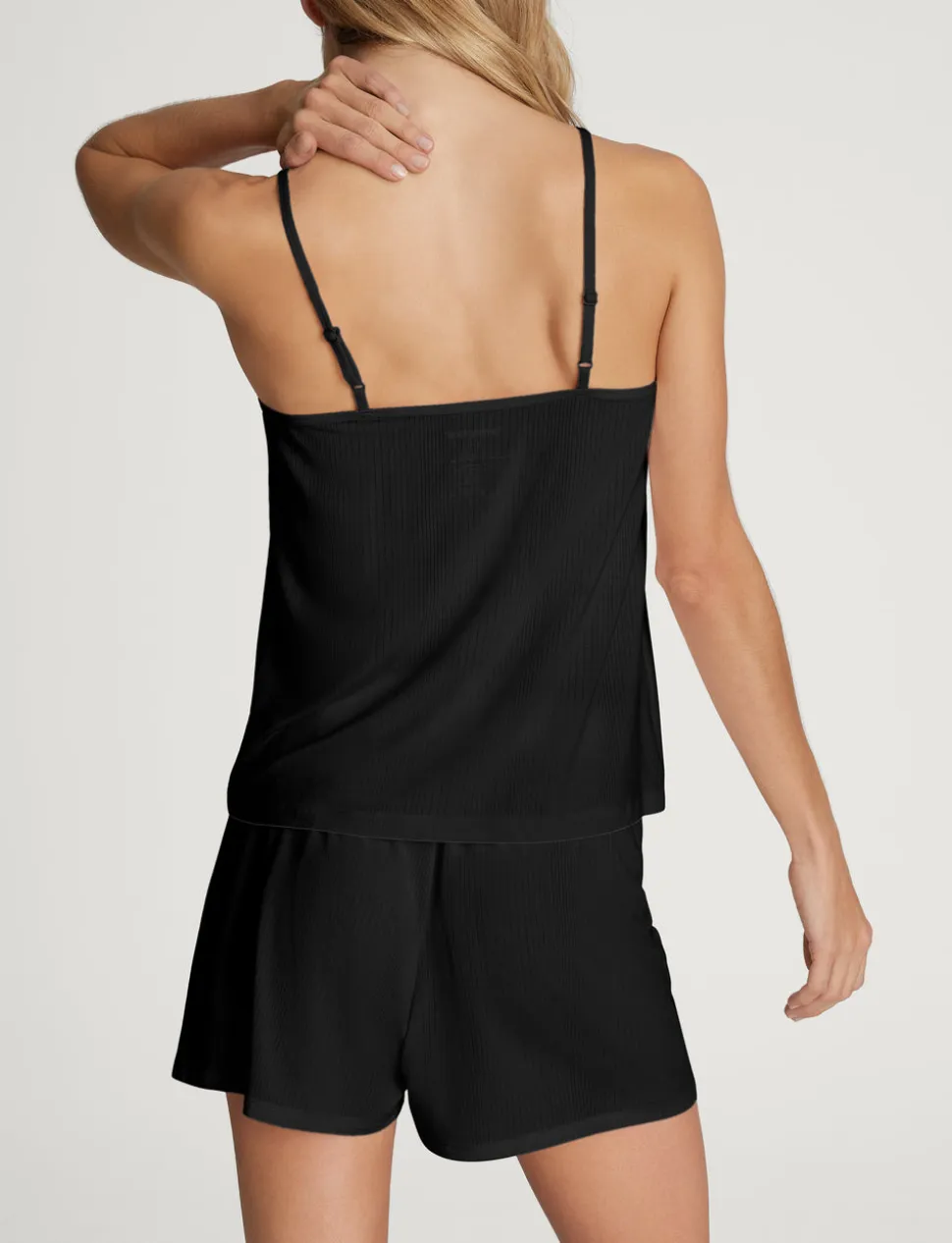 Women's Second Skin Luxe Rib Cami & Short Set