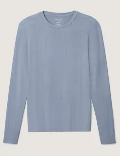 Women's Second Skin Luxe Rib Long Sleeve Crew Neck & Short Set
