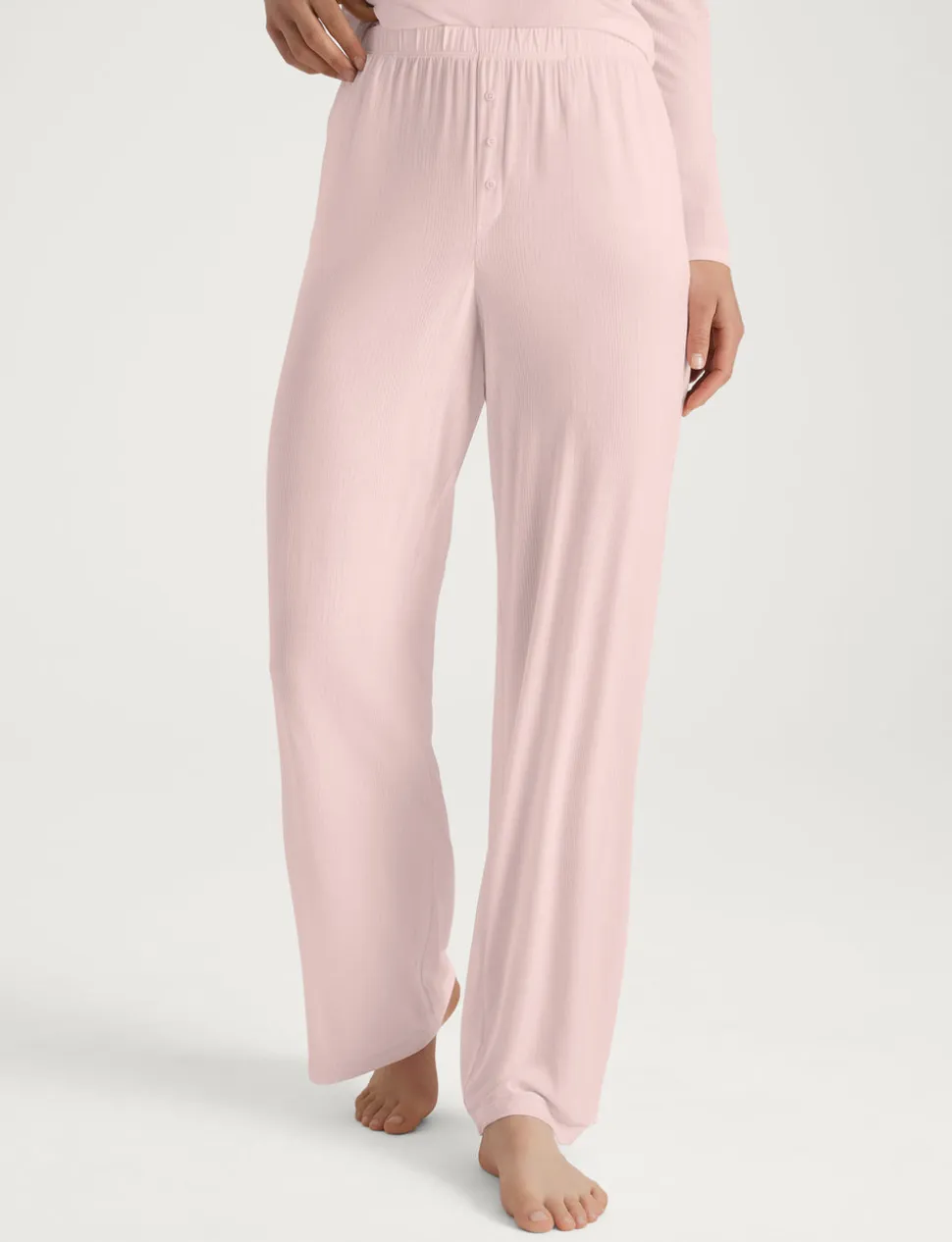Women's Second Skin Luxe Rib Long Sleeve Crew Neck & Pant Set