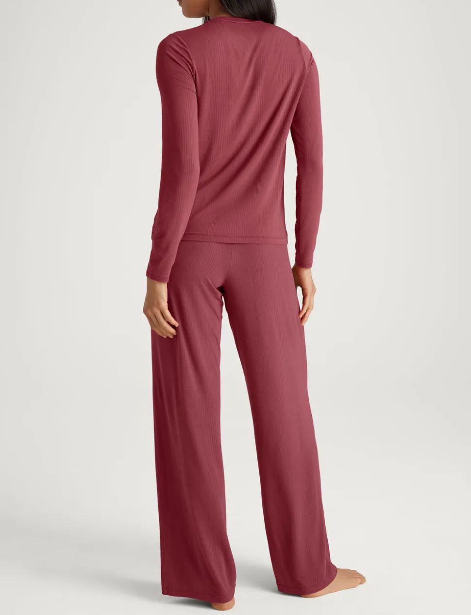 Women's Second Skin Luxe Rib Long Sleeve Crew Neck