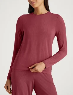 Women's Second Skin Luxe Rib Long Sleeve Crew Neck