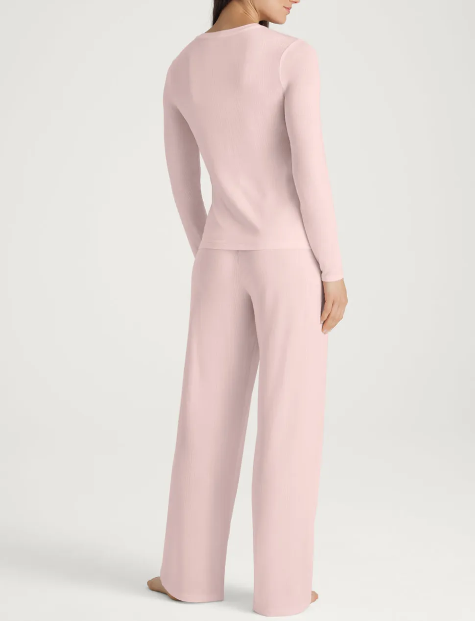 Women's Second Skin Luxe Rib Long Sleeve Crew Neck