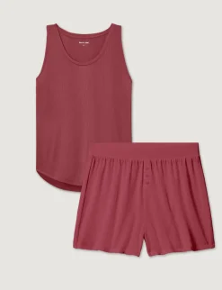 Women's Second Skin Luxe Rib Sleep Tank