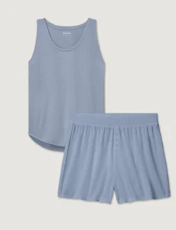 Women's Second Skin Luxe Rib Sleep Tank