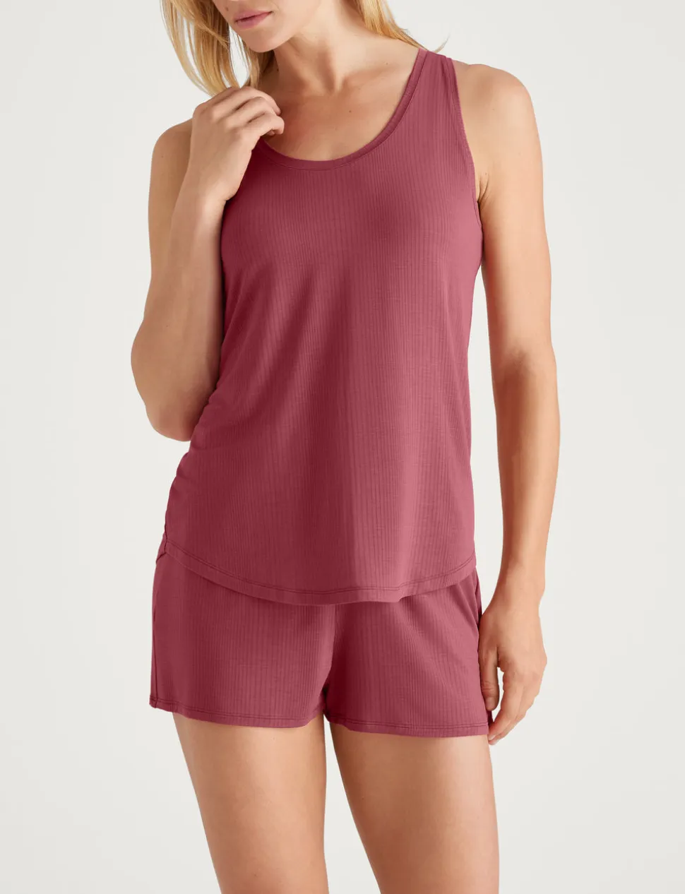 Women's Second Skin Luxe Rib Sleep Tank