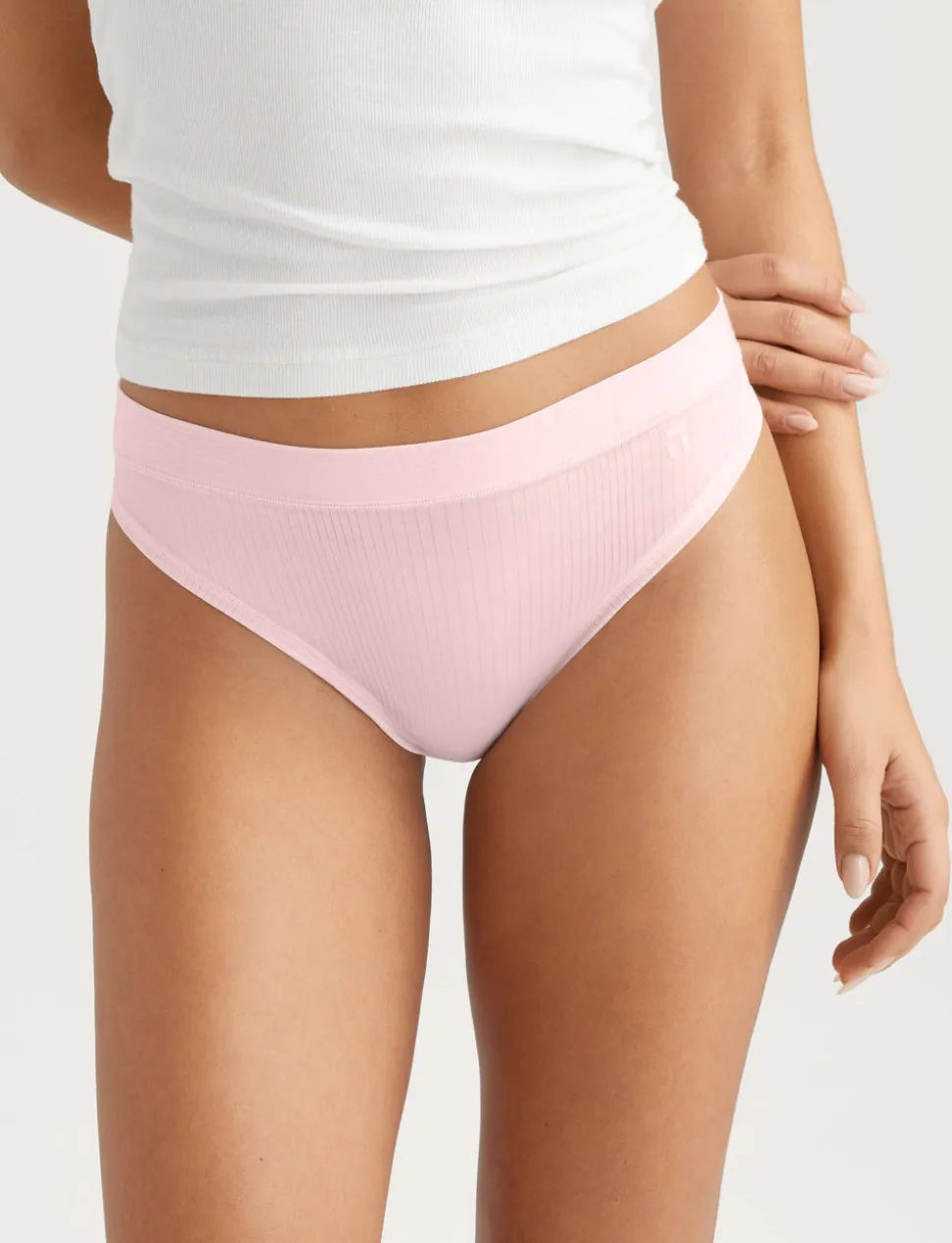 Women's Second Skin Luxe Rib Thong (5-Pack)