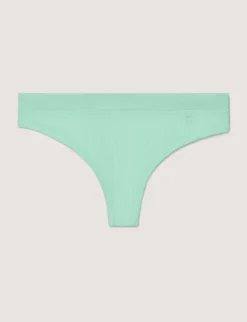 Women's Second Skin Luxe Rib Thong (5-Pack)