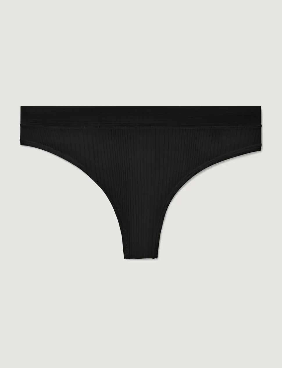 Women's Second Skin Luxe Rib Thong (5-Pack)