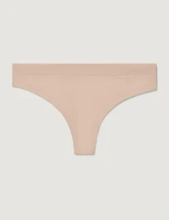 Women's Second Skin Luxe Rib Thong (5-Pack)