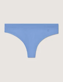 Women's Second Skin Luxe Rib Thong (5-Pack)
