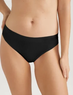 Women's Second Skin Luxe Rib Thong (3-Pack)
