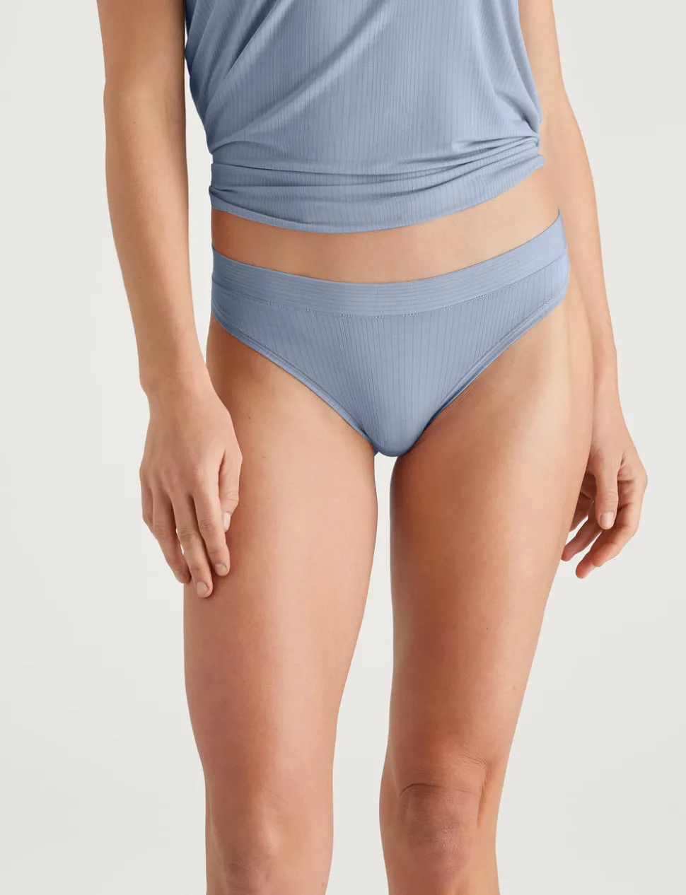 Women's Second Skin Luxe Rib Thong (3-Pack)