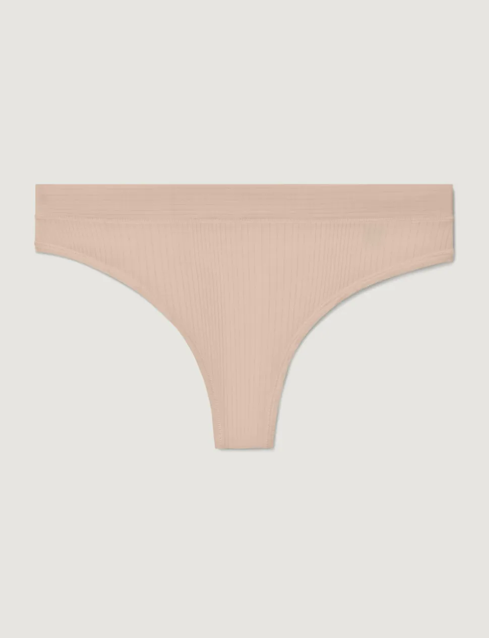 Women's Second Skin Luxe Rib Thong (3-Pack)