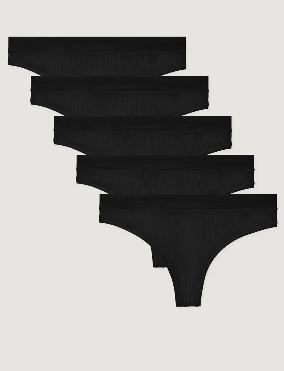 Women's Second Skin Luxe Rib Thong