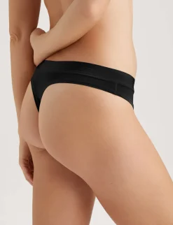 Women's Second Skin Luxe Rib Thong