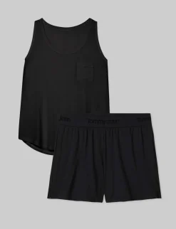 Women's Second Skin Sleep Pocket Tank & Short Set