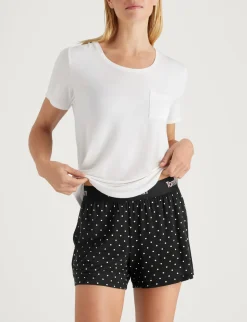 Women's Second Skin Sleep Pocket Tee & Short Set