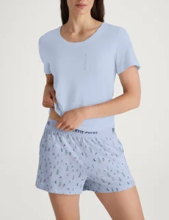 Women's Second Skin Sleep Pocket Tee & Short Set