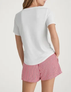 Women's Second Skin Sleep Pocket Tee & Short Set