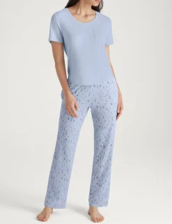 Women's Second Skin Sleep Pocket Tee & Pant Set