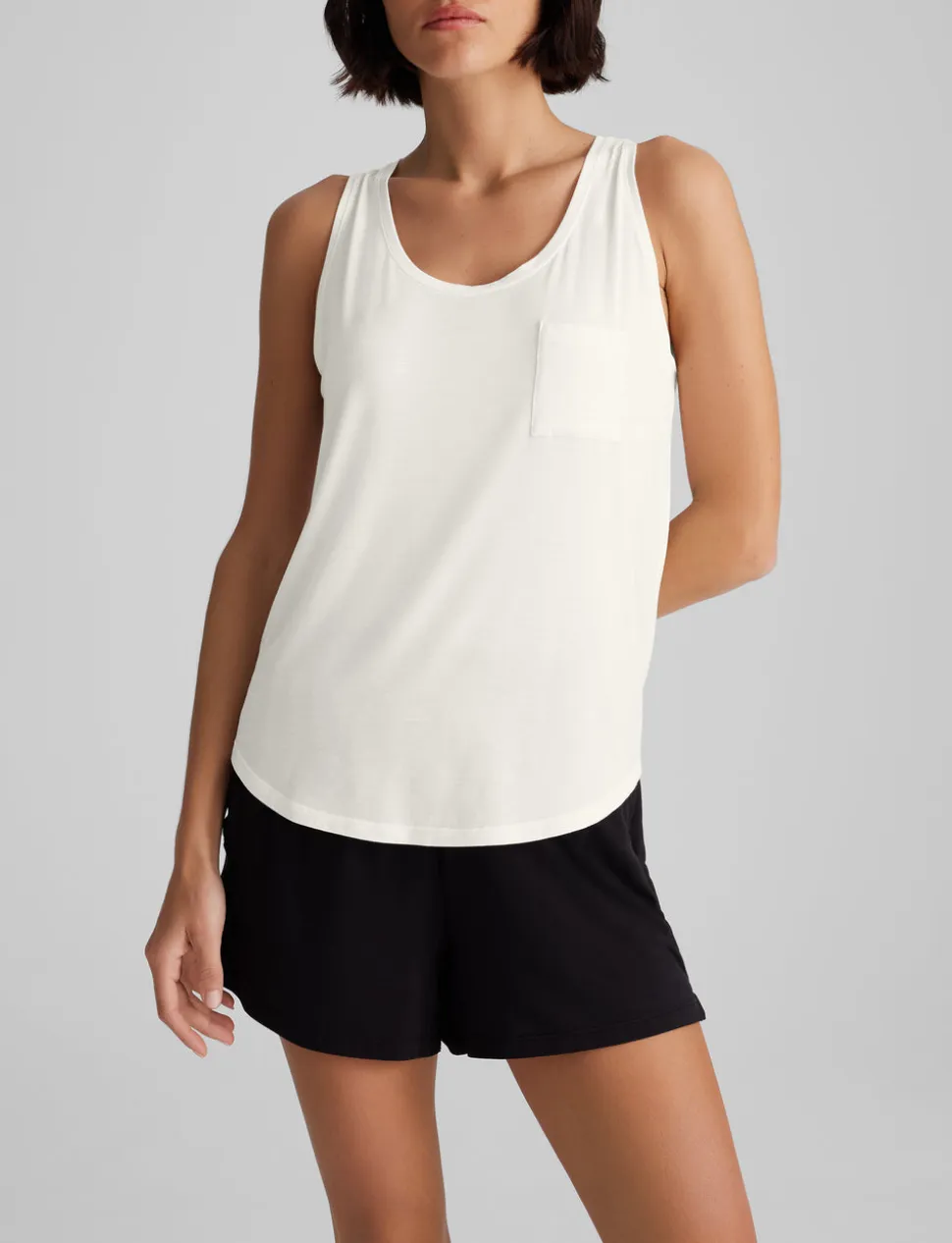 Women's Second Skin Sleep Pocket Tank