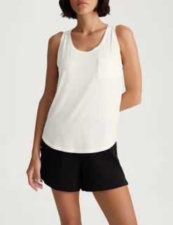 Women's Second Skin Sleep Pocket Tank