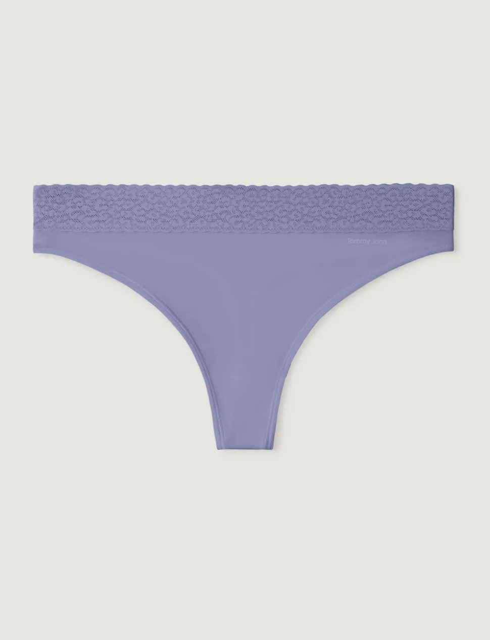 Women's Second Skin Thong, Lace Waist (3-Pack)