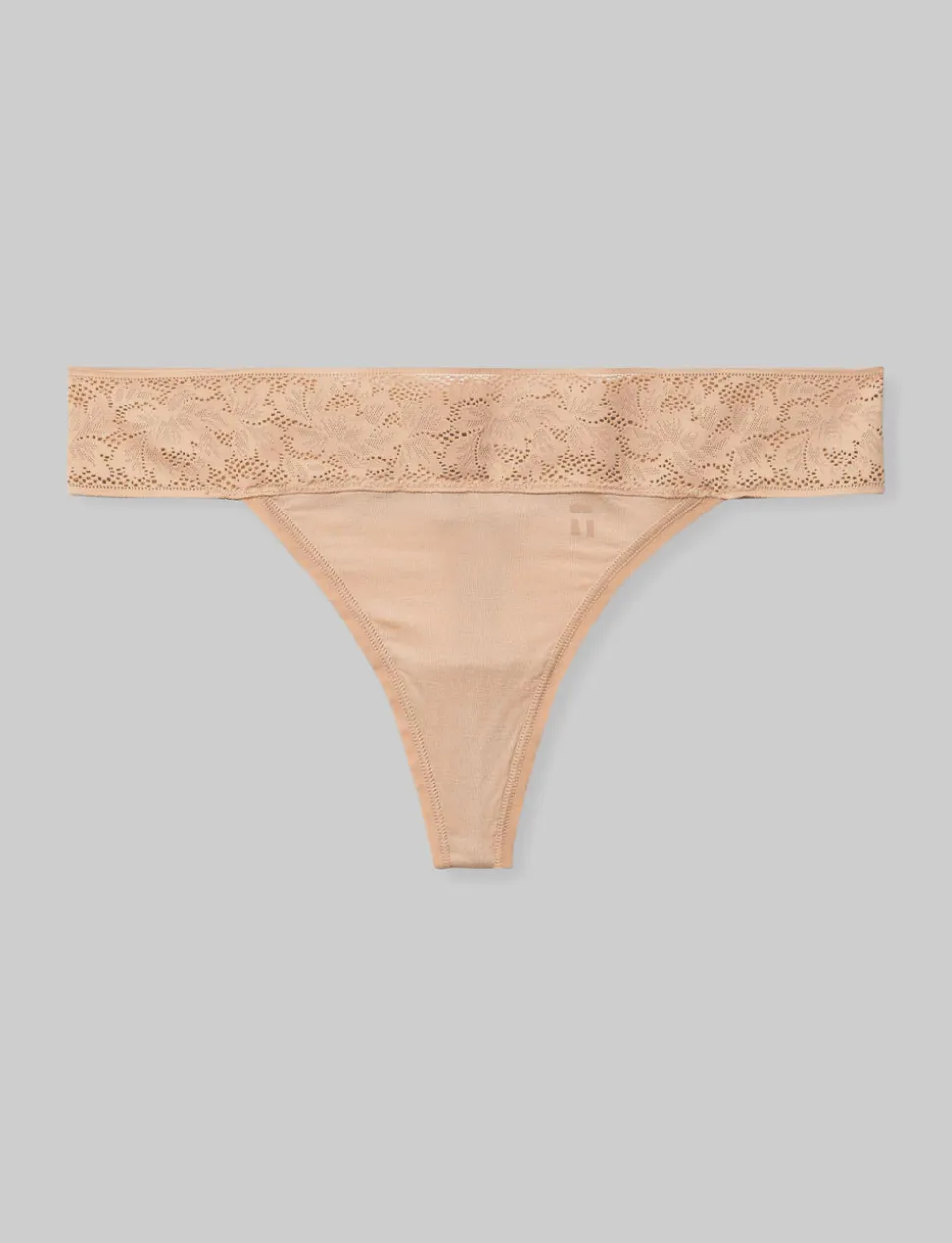 Women's Second Skin Thong, Lace Waist (3-Pack)