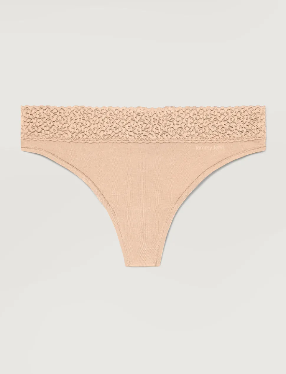 Women's Second Skin Thong, Lace Waist (3-Pack)