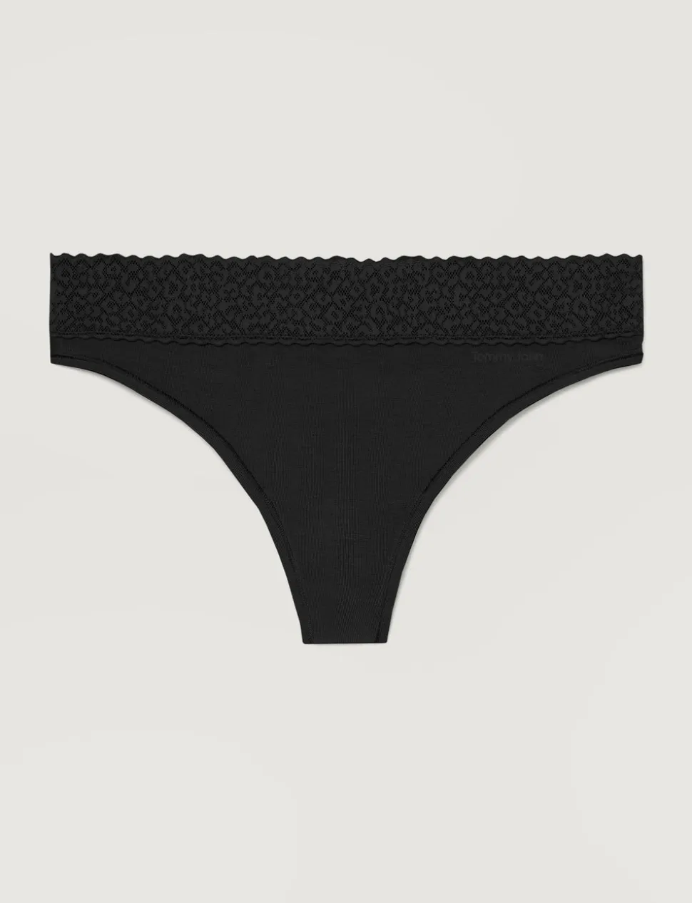 Women's Second Skin Thong, Lace Waist