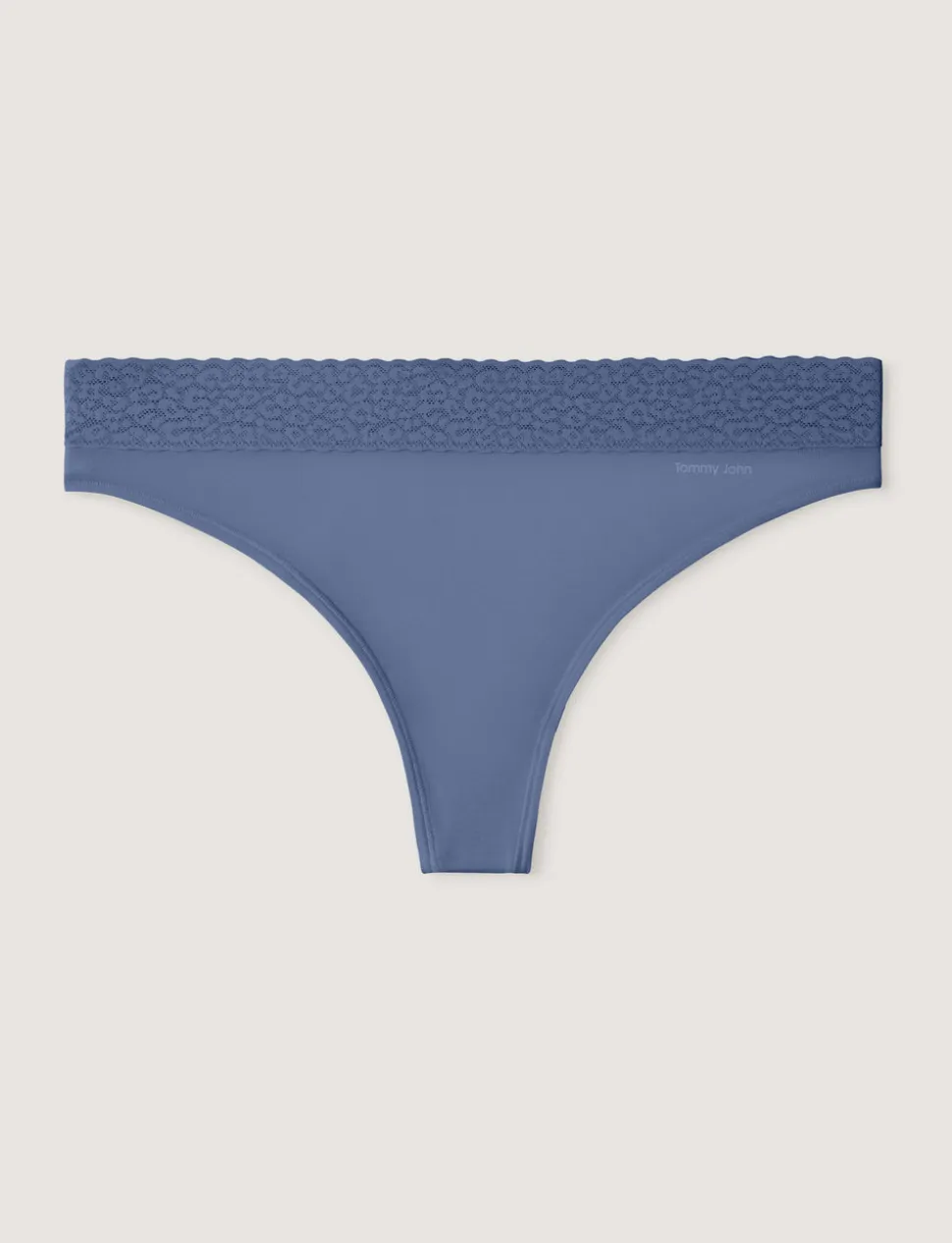 Women's Second Skin Thong, Lace Waist