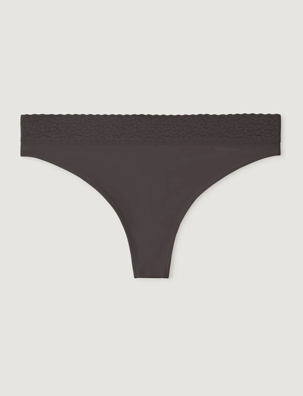 Women's Second Skin Thong, Lace Waist