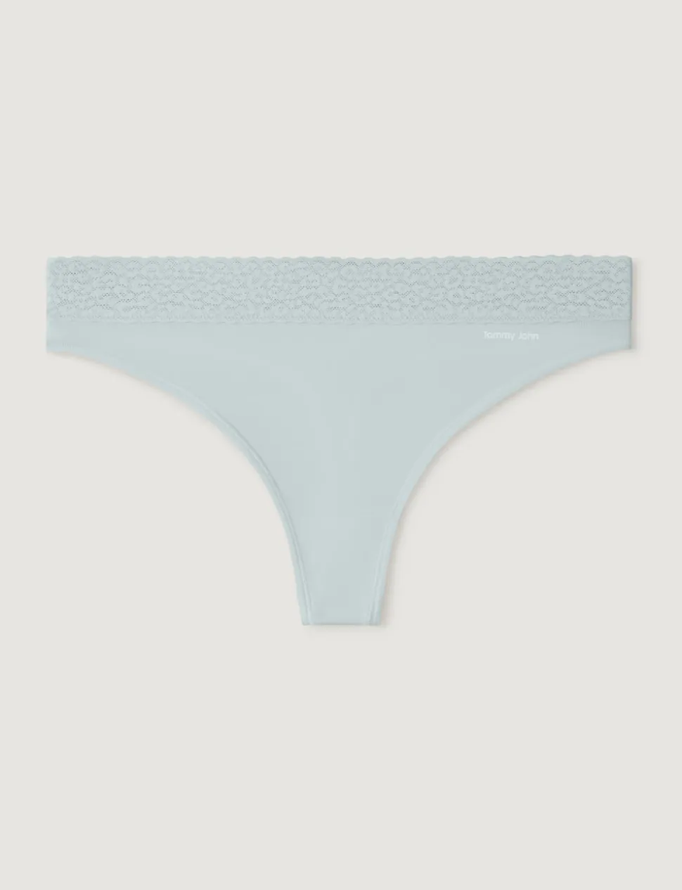 Women's Second Skin Thong, Lace Waist