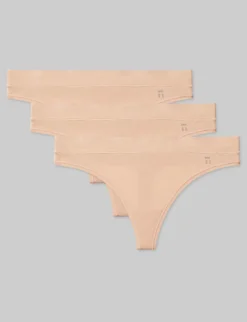 Women's Second Skin Thong (3-Pack)