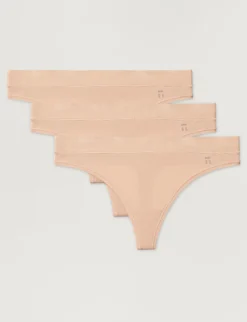 Women's Second Skin Thong (3-Pack)