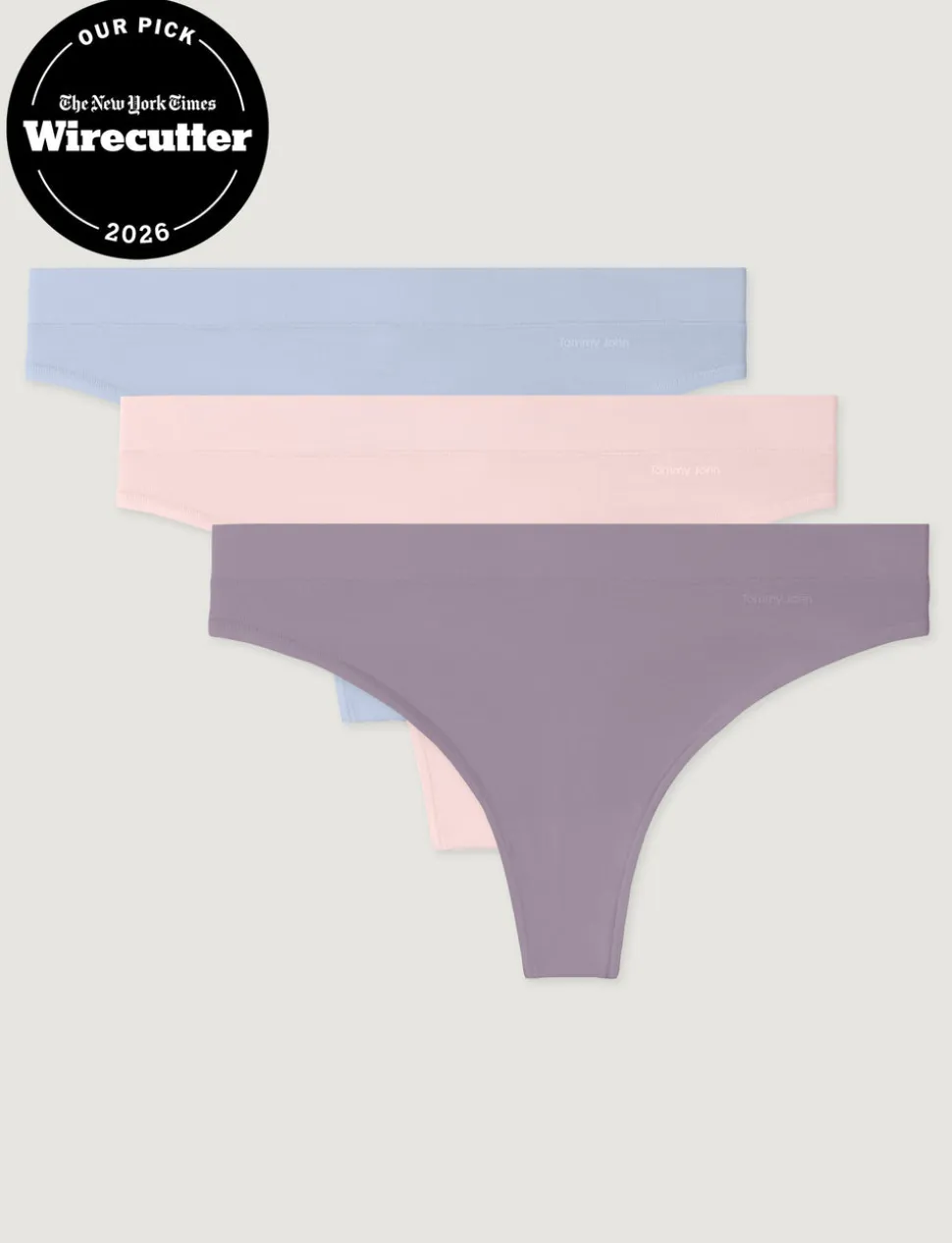 Women's Second Skin Thong (3-Pack)