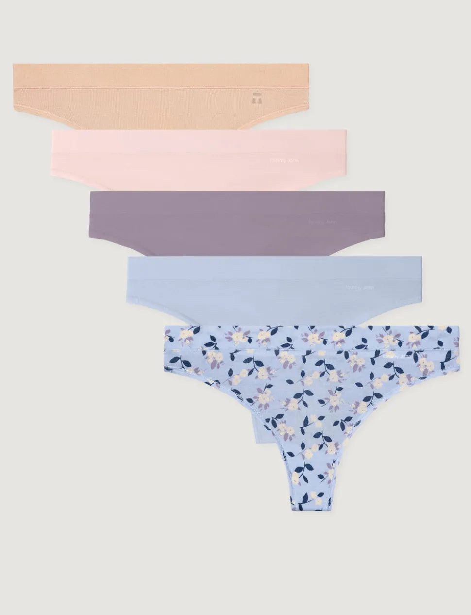 Women's Second Skin Thong (5-Pack)