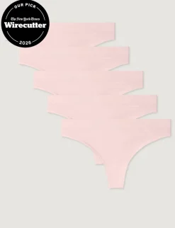 Women's Second Skin Thong (5-Pack)