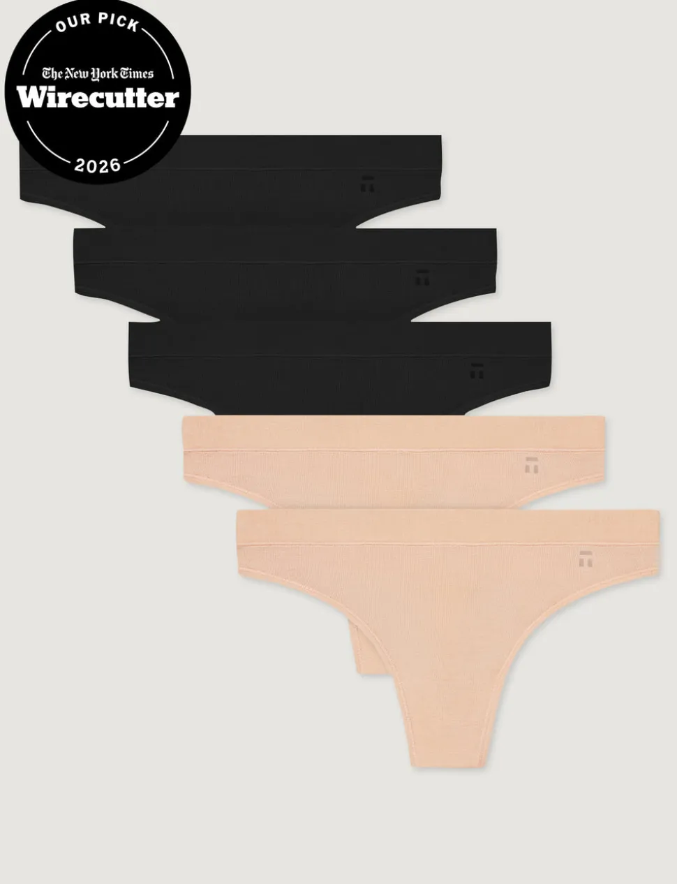 Women's Second Skin Thong (5-Pack)